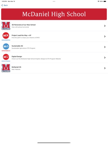 Parent-Teacher Association iPad screenshot