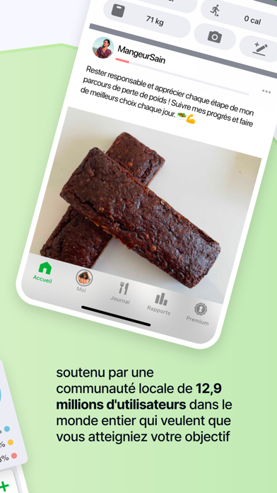 Screenshot #2 pour Compteur de Calories fatsecret