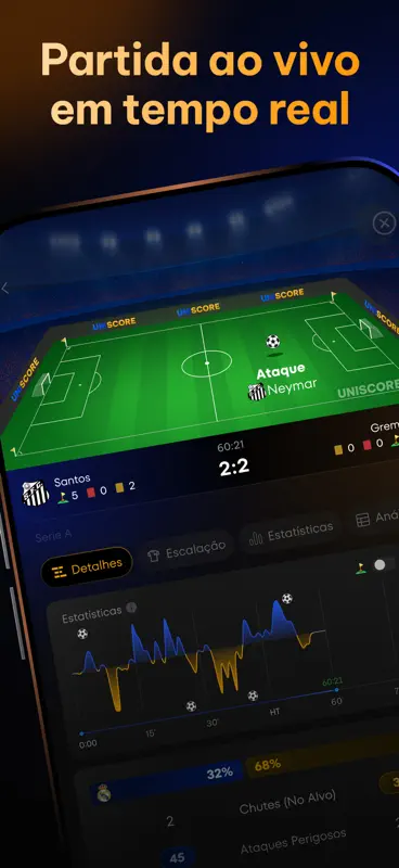 Uniscore - Placar Ao Vivo screenshot 2 of 8