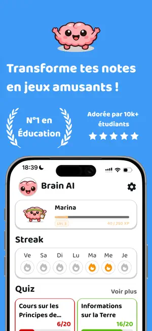 Brain AI: AI Quiz & Study screenshot 1
