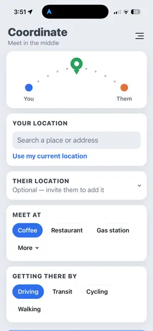 Coordinate: Find the Midpoint screenshot 1