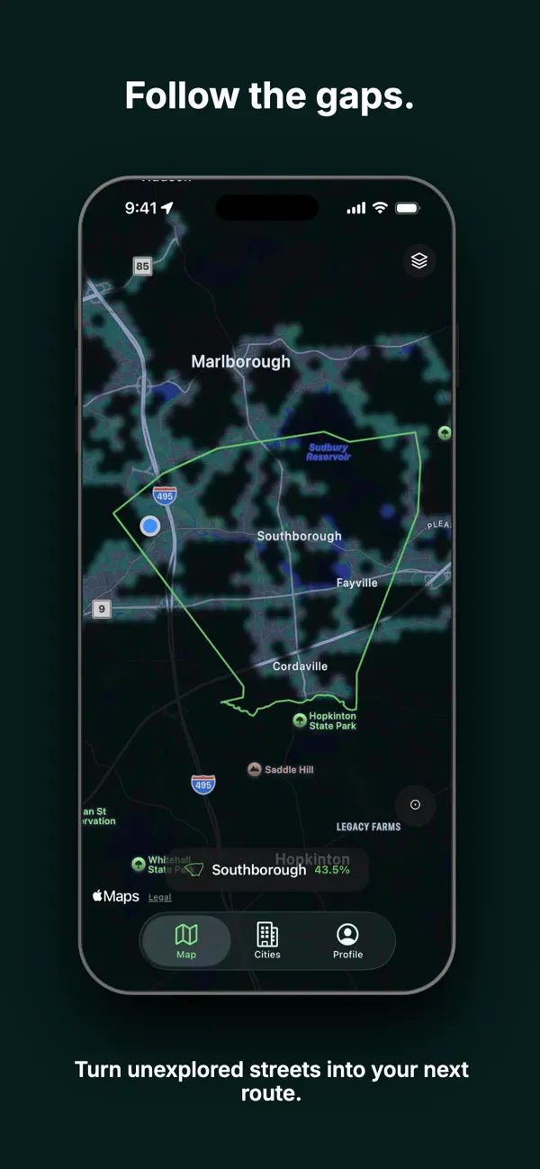 Screenshot #3 pour Explored: Places Visited Map