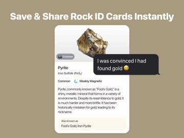 Stone Identifier by RockPic iPad screenshot