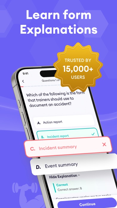 ACE CPT Fitness Prep 2026 iPhone screenshot 3 - Education app