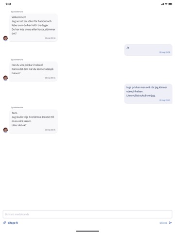 Hälsa och vård i Västerbotten iPad screenshot 8