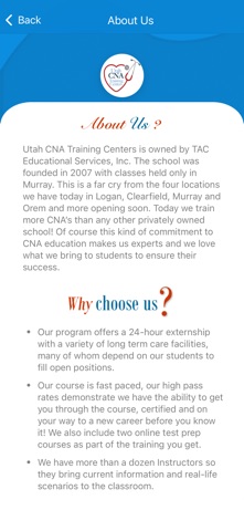 Utah CNA Mobile App Screenshot 2 of 6