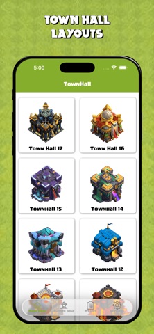 Map Layout for Clash of Clans iPhone screenshot
