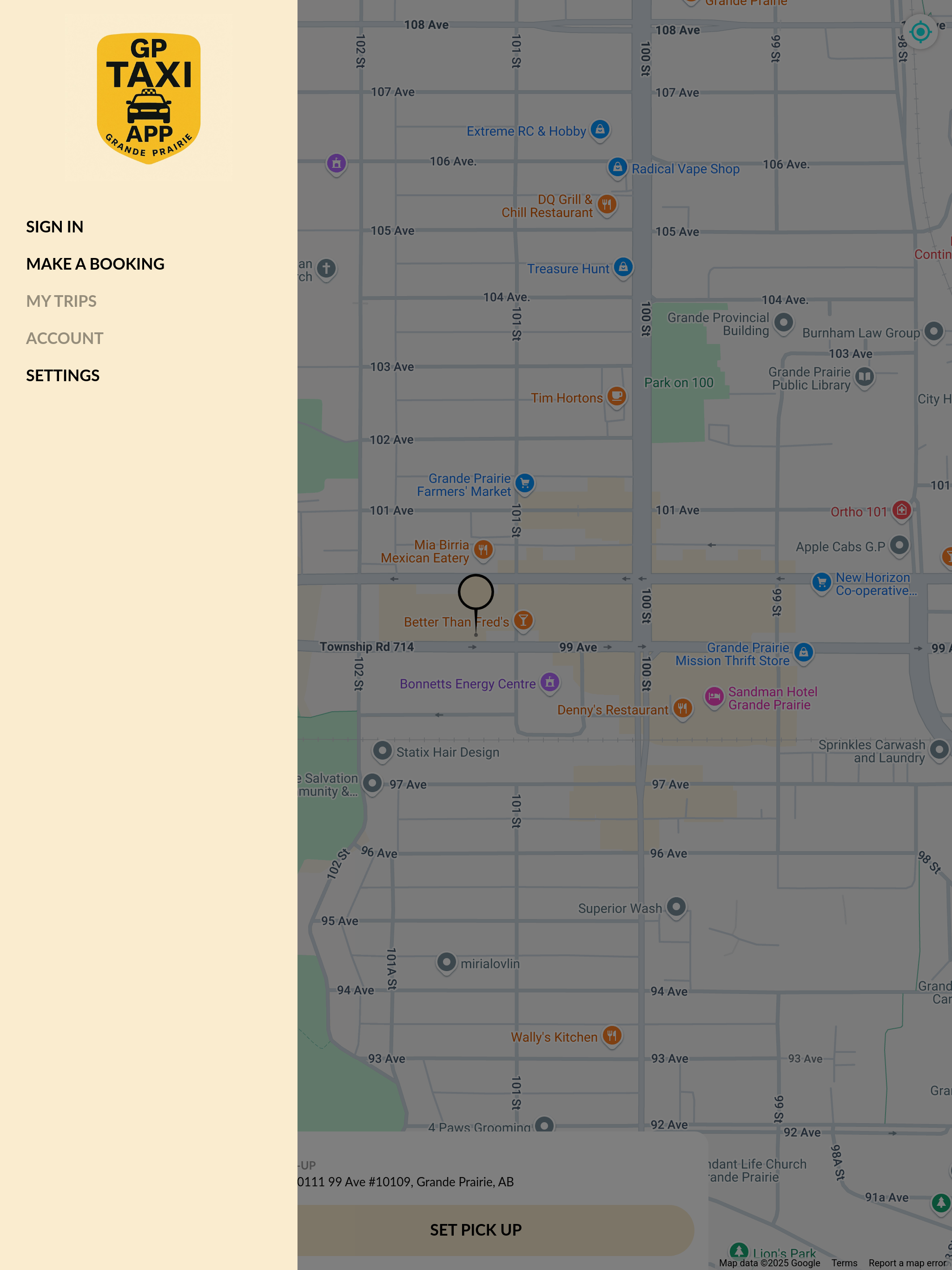 GP Taxi App
