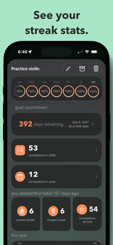 Goal Streak: Habit Tracker screenshot