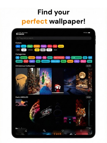 KairoWall - HD, 4K Wallpapers iPad screenshot