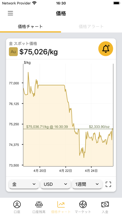 ブリオンボールト：金・銀価格/取引アプリのおすすめ画像6