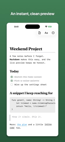 Text Editor screenshot