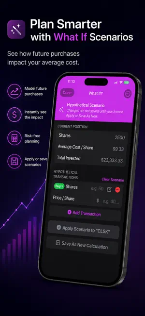 Stock Average Calculator Pro screenshot 2