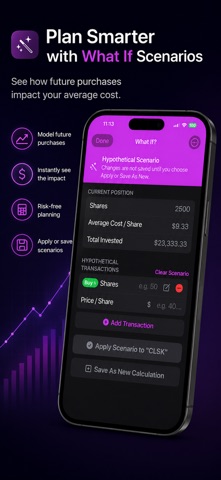 Stock Average Calculator Pro Screenshot 2 of 4