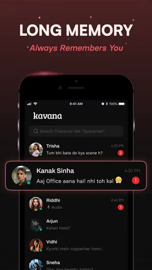 Kavana - AI Chat Stories screenshot 2