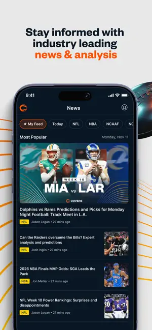 Covers: Scores, Picks and Odds screenshot 4