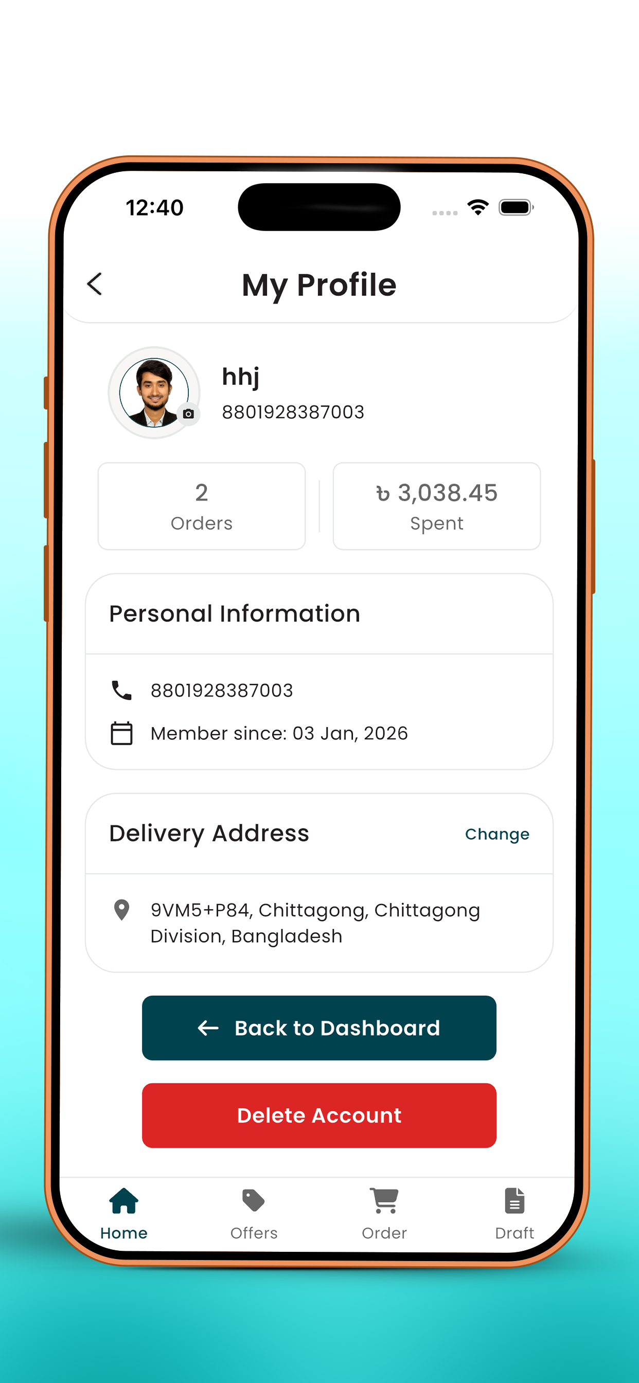 Dinmajur Customer