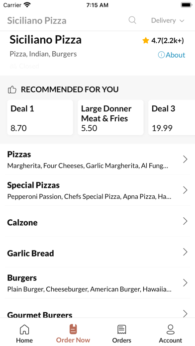Siciliano Pizza Screenshot