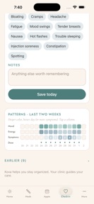 Kova: IVF & Fertility Tracking screenshot