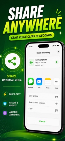 Voice Changer : Audio Meme iPhone screenshot