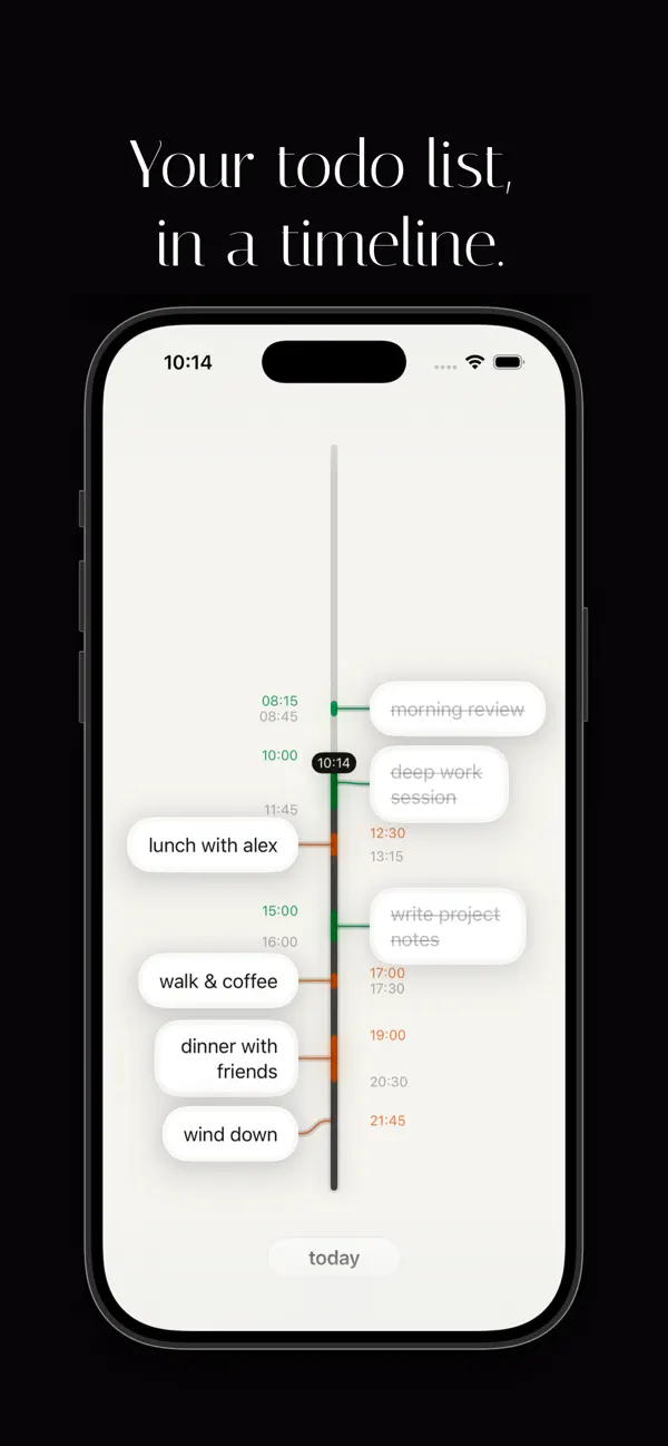 Screenshot #1 pour Drift: Daily Timeline