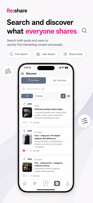 Re:share – AI Bookmark & Save screenshot 4