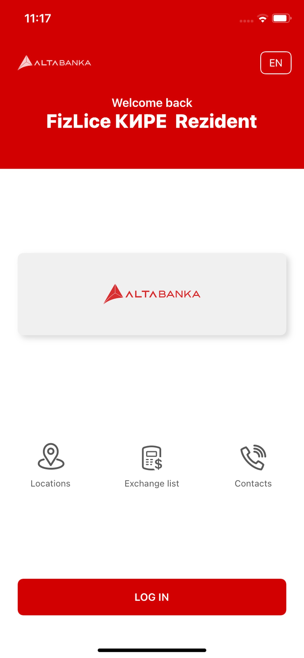 Screenshot 1 of ALTA BANK2GO