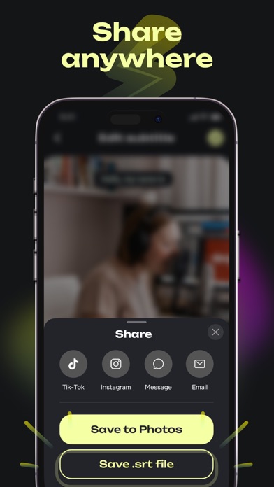 Captions AI: Video Subtitles Screenshot 4 - AppWisp.com Captions AI: Video Subtitles Screenshot 4 - AppWisp.com