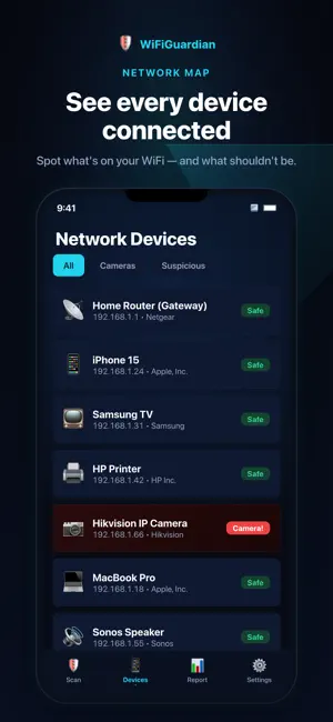 Hidden Cam Detector: WiFi Scan screenshot 2