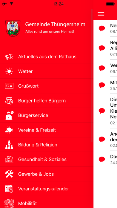 Gemeinde Thüngersheim Screenshot