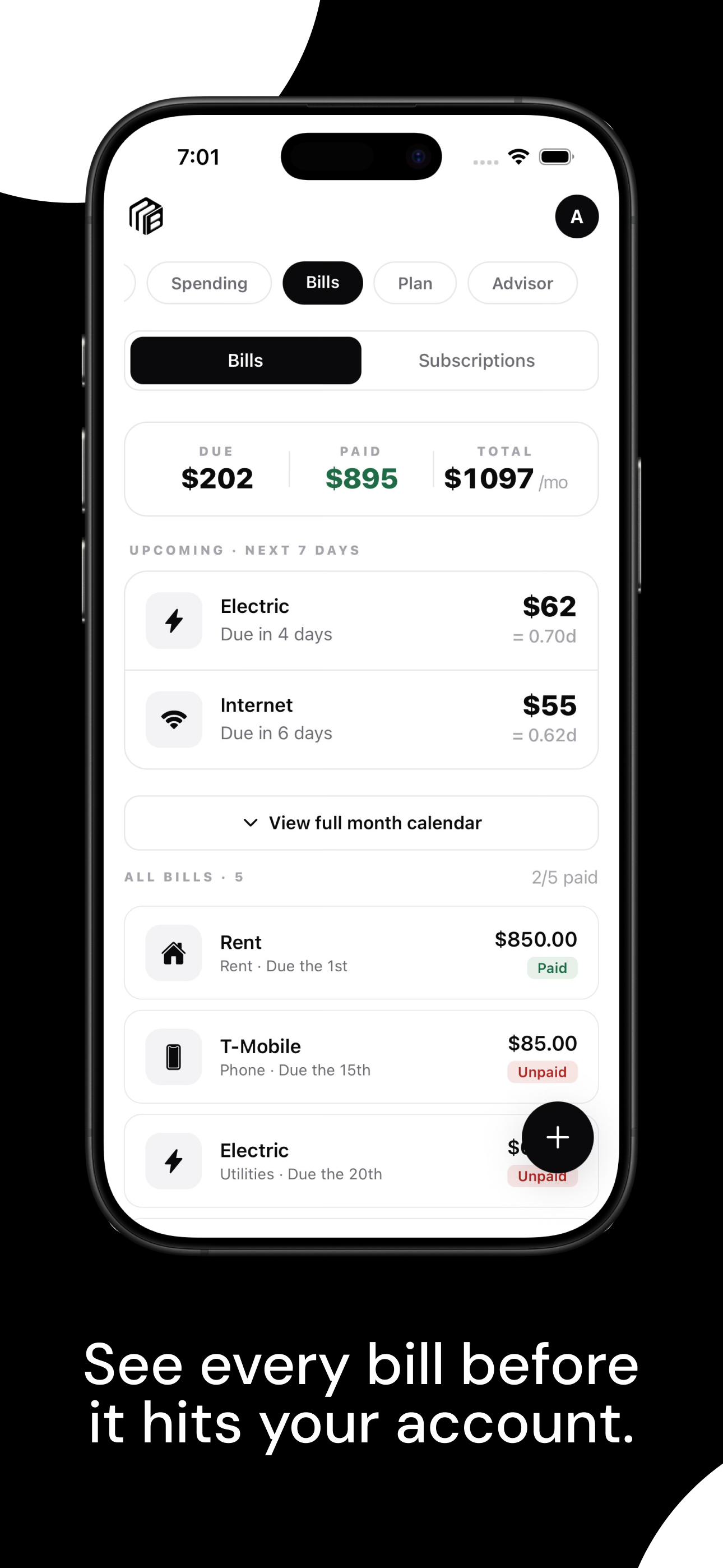 Monbark: Budget & Money Track