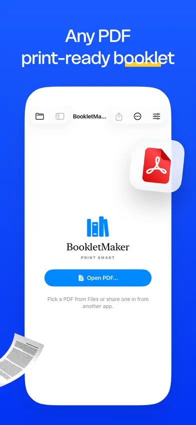 BookletMaker: PDF Imposer screenshot 1