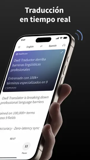 Captura de pantalla de Owll Translator：Speak & Text en iPhone 2