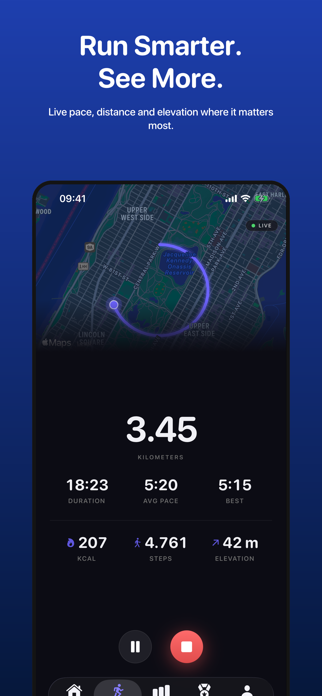 RunArc: GPS Running Tracker Screenshot 1 of 10