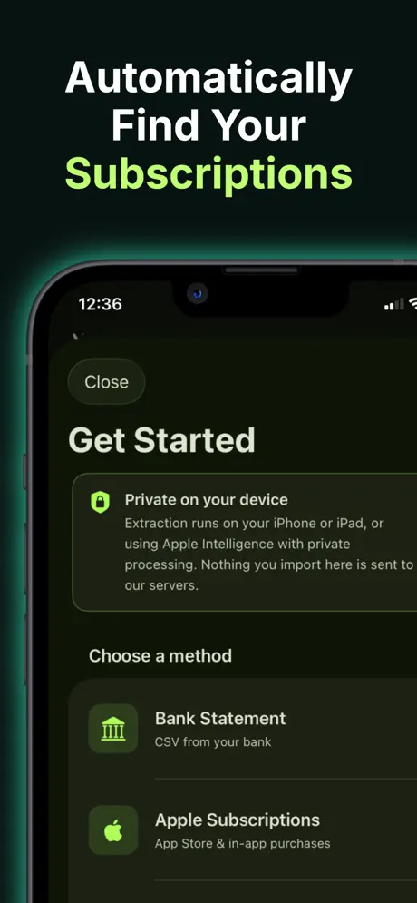 Subio - Subscription Organizer 订阅管理追踪器应用截图