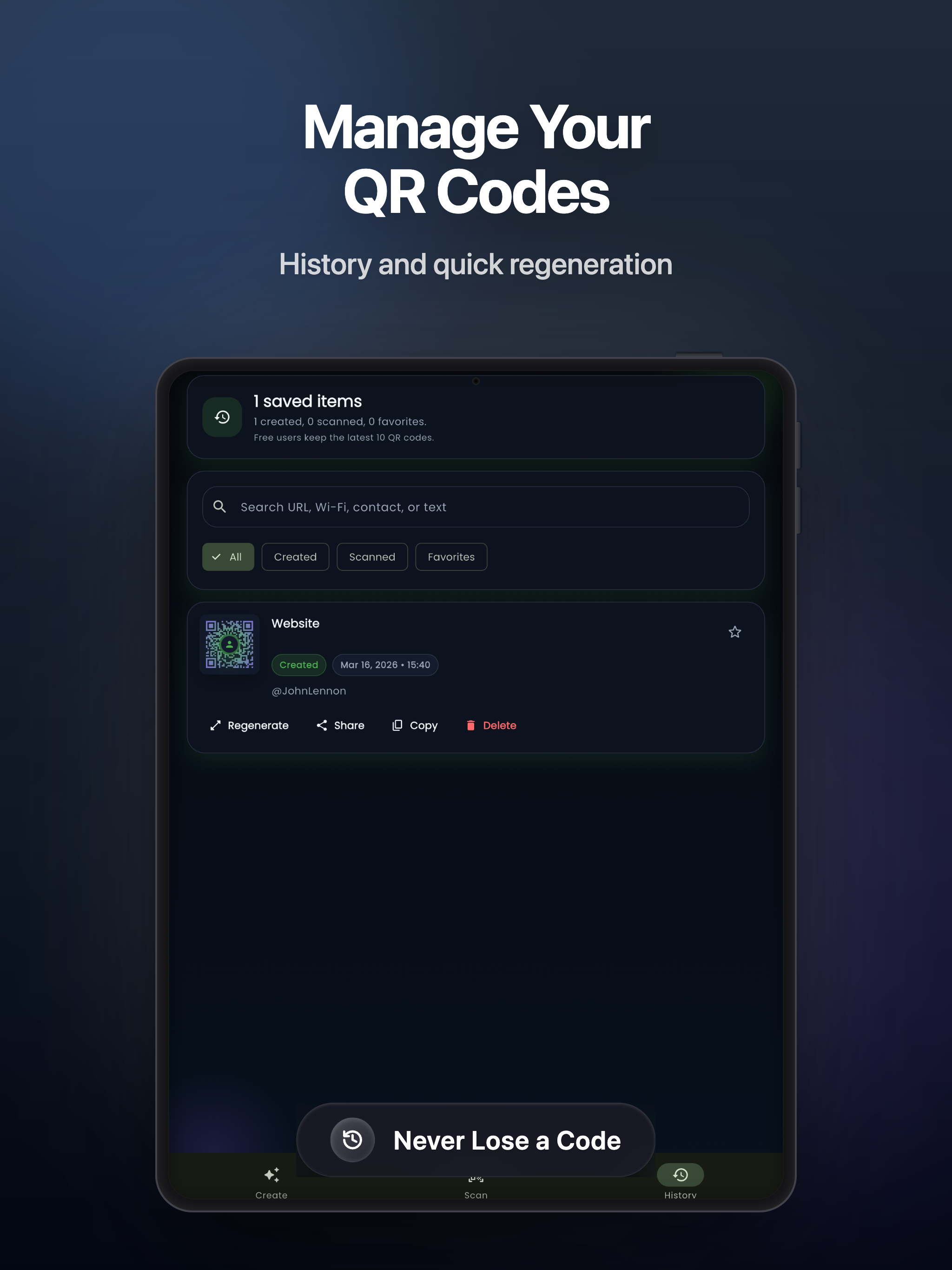 QR Creator & Scanner –QR Maker screenshot 12