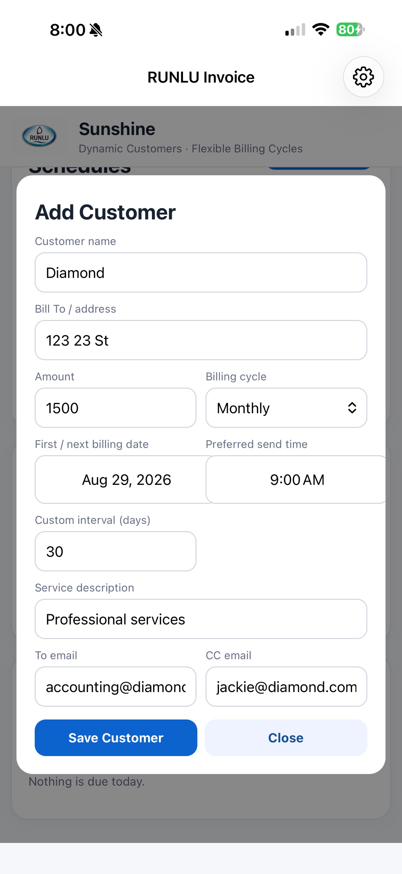 Screenshot 5 of RUNLU Universal Invoice
