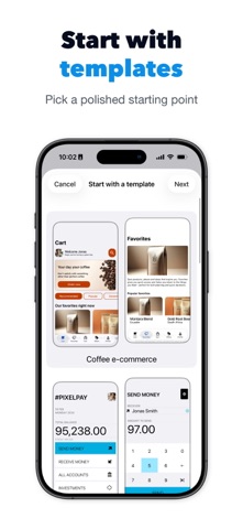 Pixelmost: AI App Prototyping iPhone screenshot