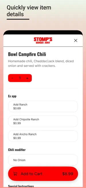 Stomp's Burger Joint screenshot 4