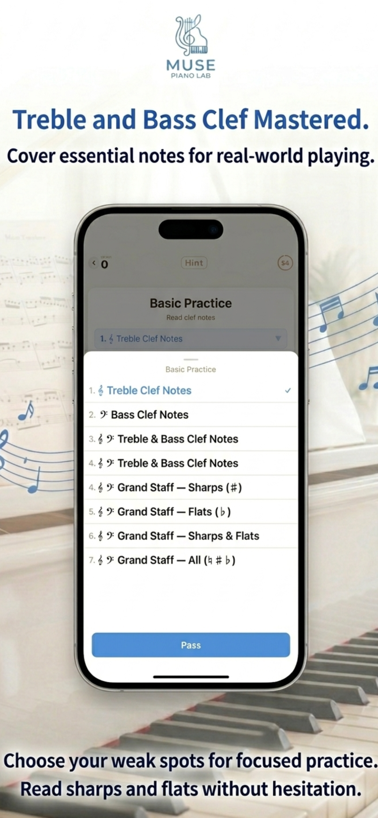 Piano Sight Reading: Mic screenshot 5