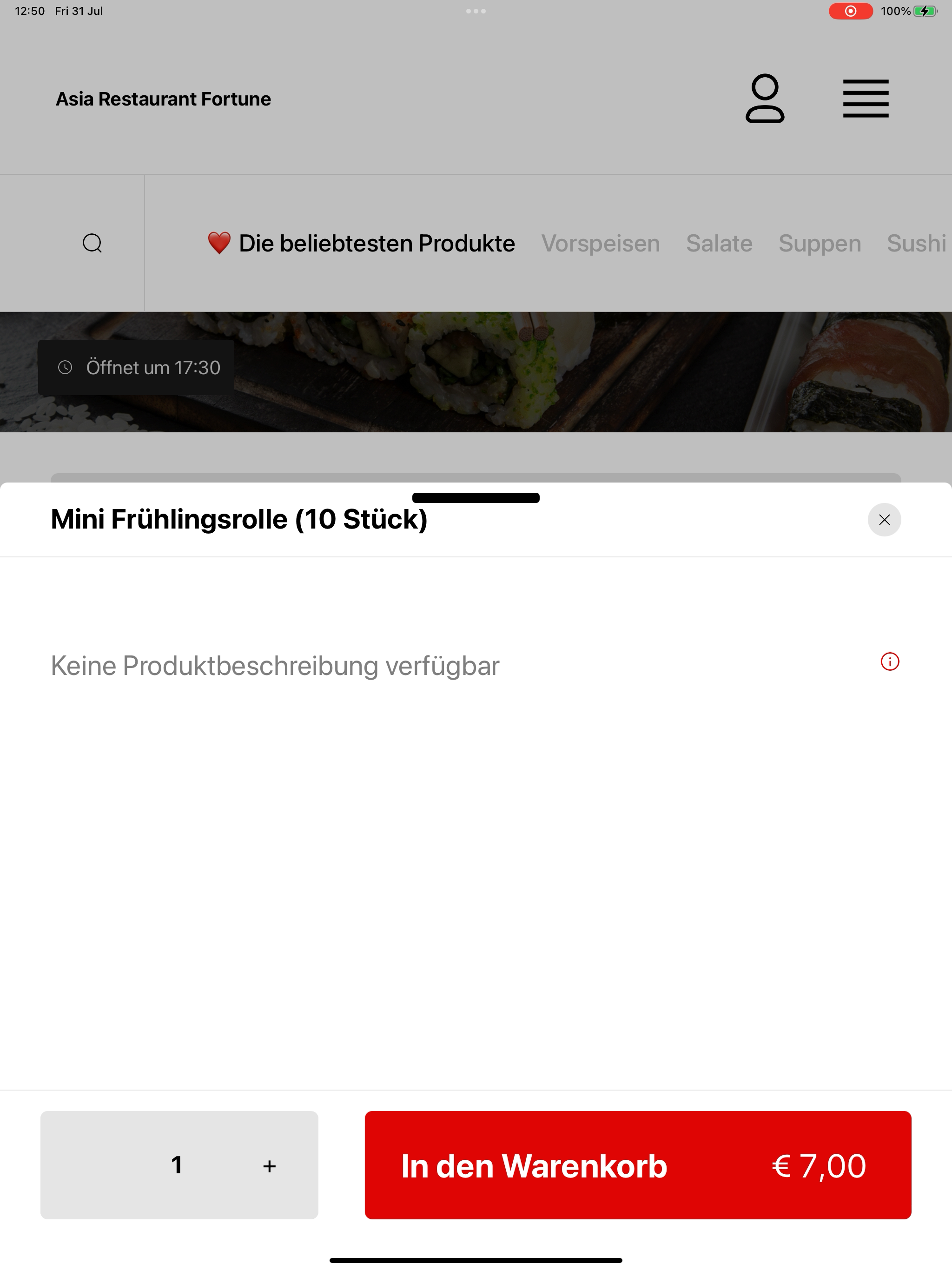 Asia Restaurant Fortune screenshot 16