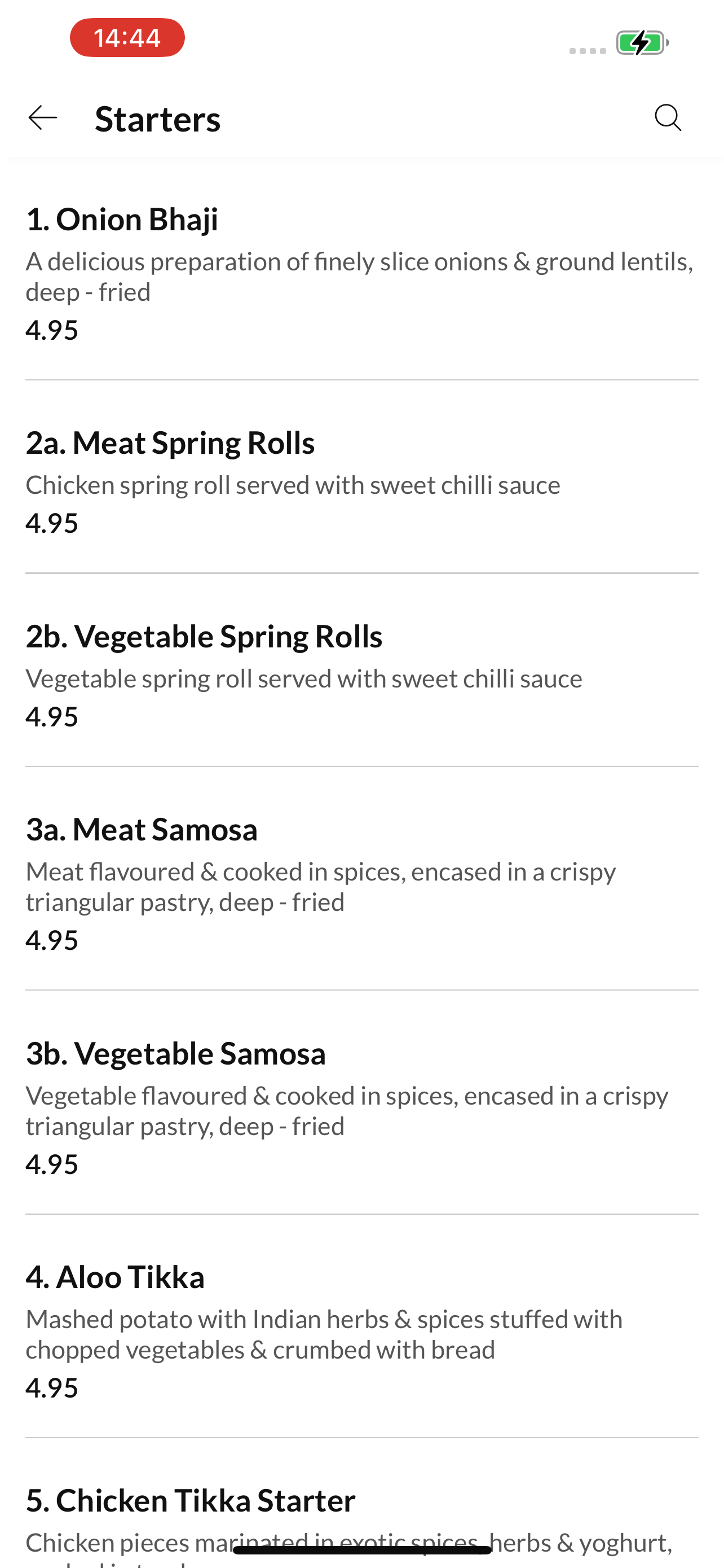 Spice India Curries And Kebabs screenshot 3