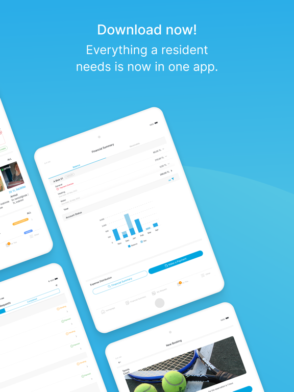 Apsiyon iPad screenshot 2 - Business app