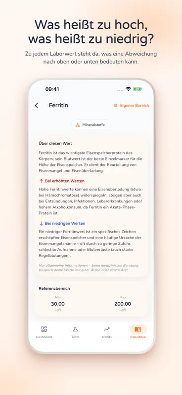 Lab Mate - Blutwerte screenshot 8 of 9