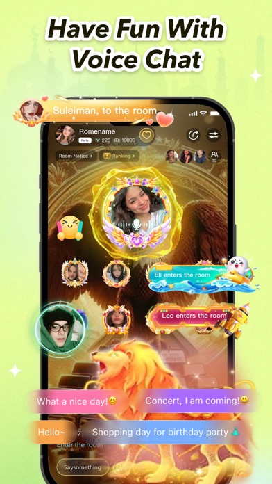 Sona:Group Voice Chat Room Screenshot