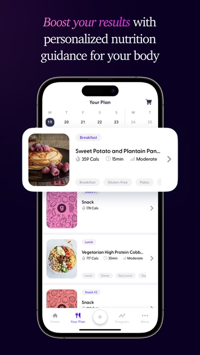 G-Plans: Customized Nutrition Screenshot