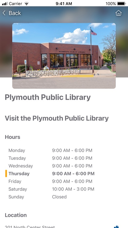 Plymouth Public Library App screenshot-4