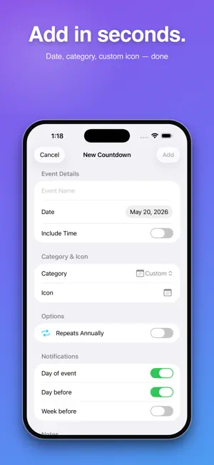 Not Another Countdown screenshot 3