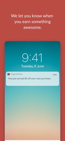 Cajun Kitchen Rewards iPhone screenshot