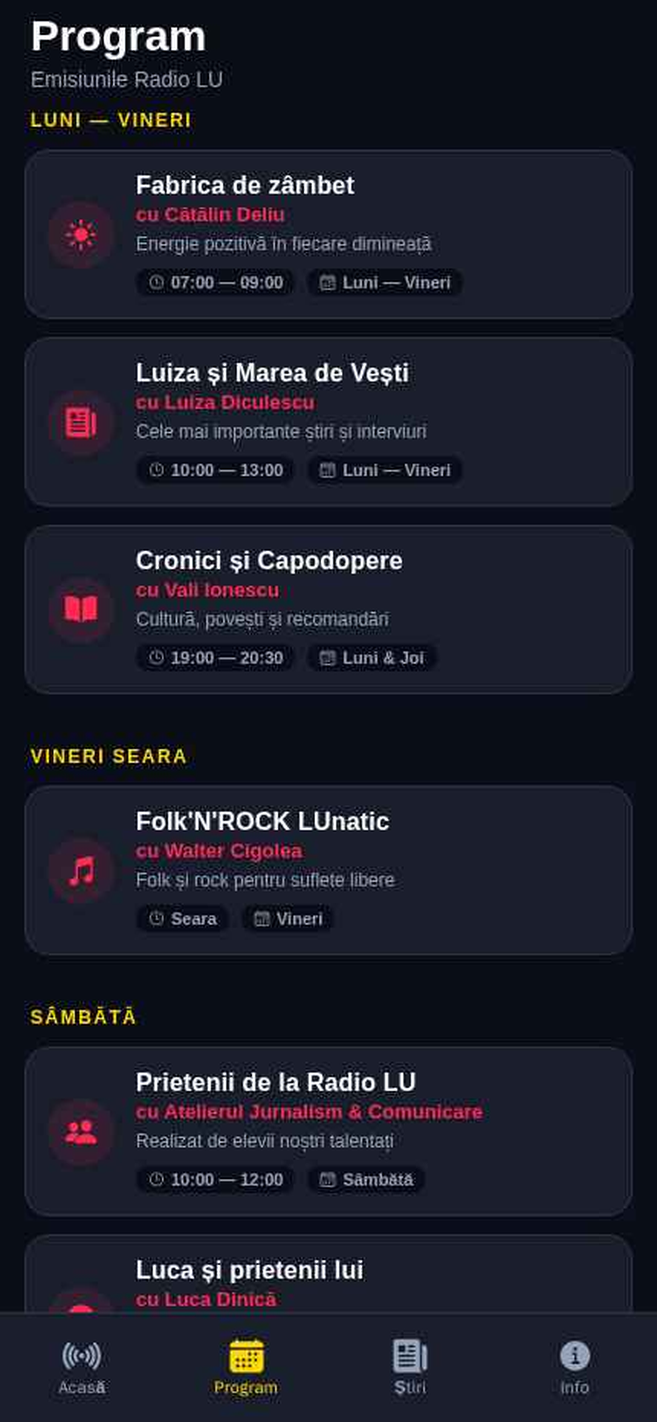 Radio LU screenshot 2